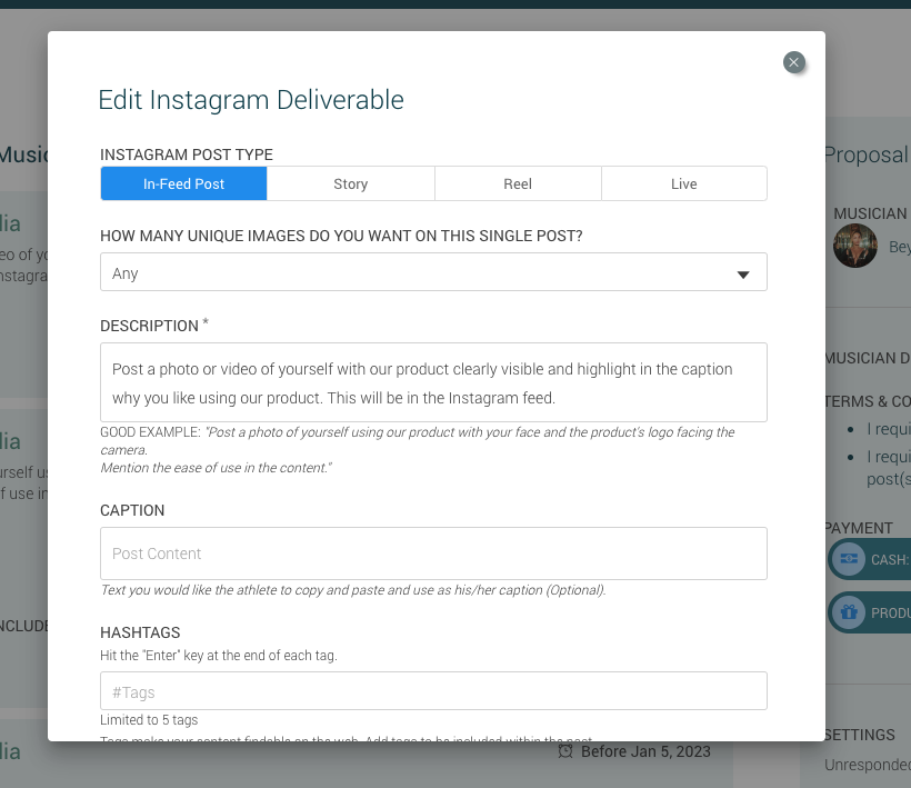 How To Social Media Deliverables